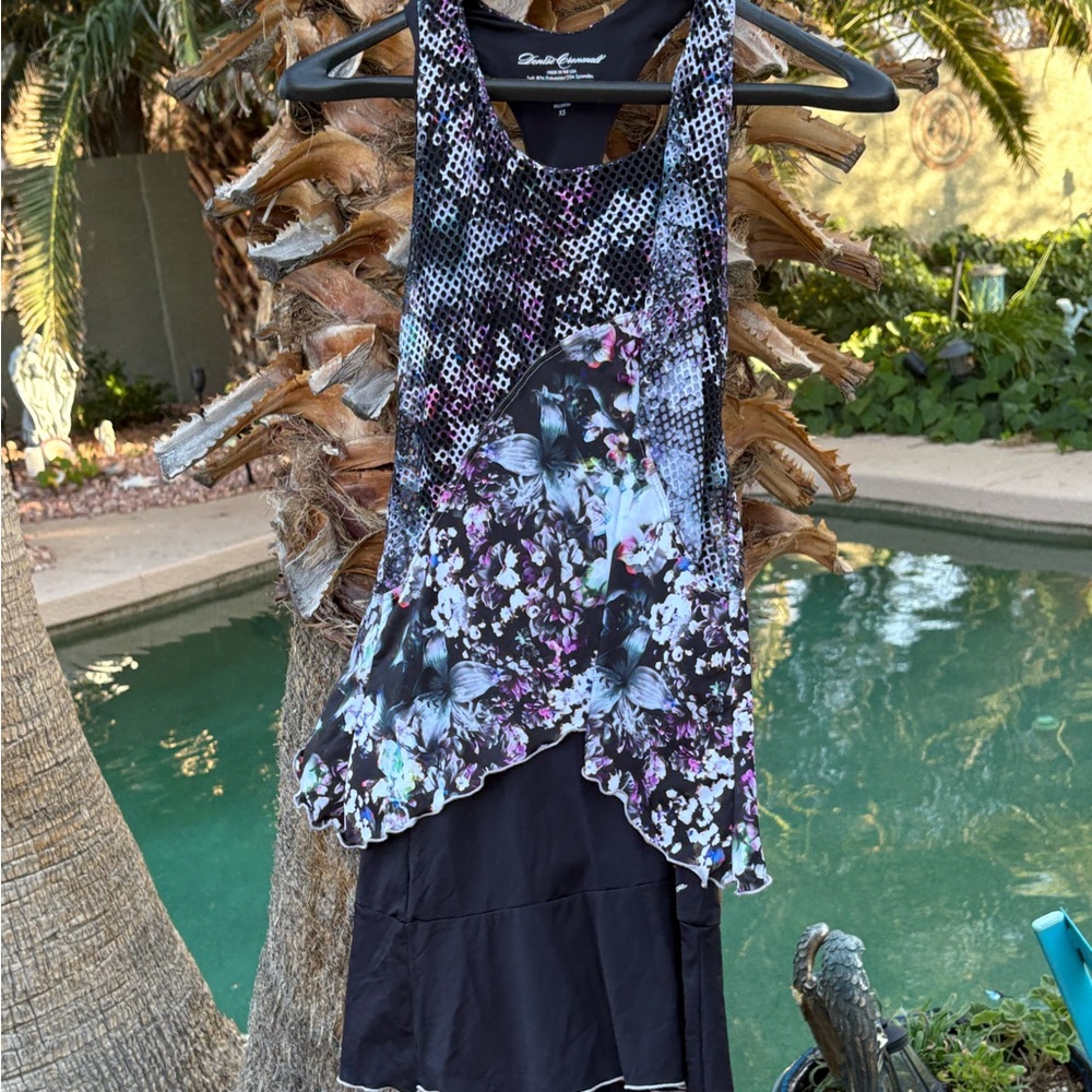Floral Patterned Sleeveless Dress